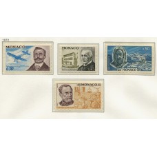 MONACO 1972 Yv. 910/3 SERIE COMPLETA DE ESTAMPILLAS MINT